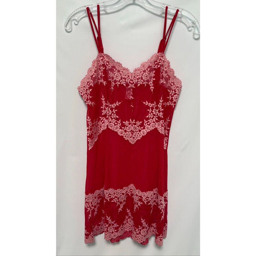 Wacoal red Embrace Lace Chemise - 814191 size medium